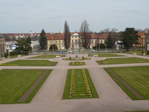 Gotha  Park vor Orangerie